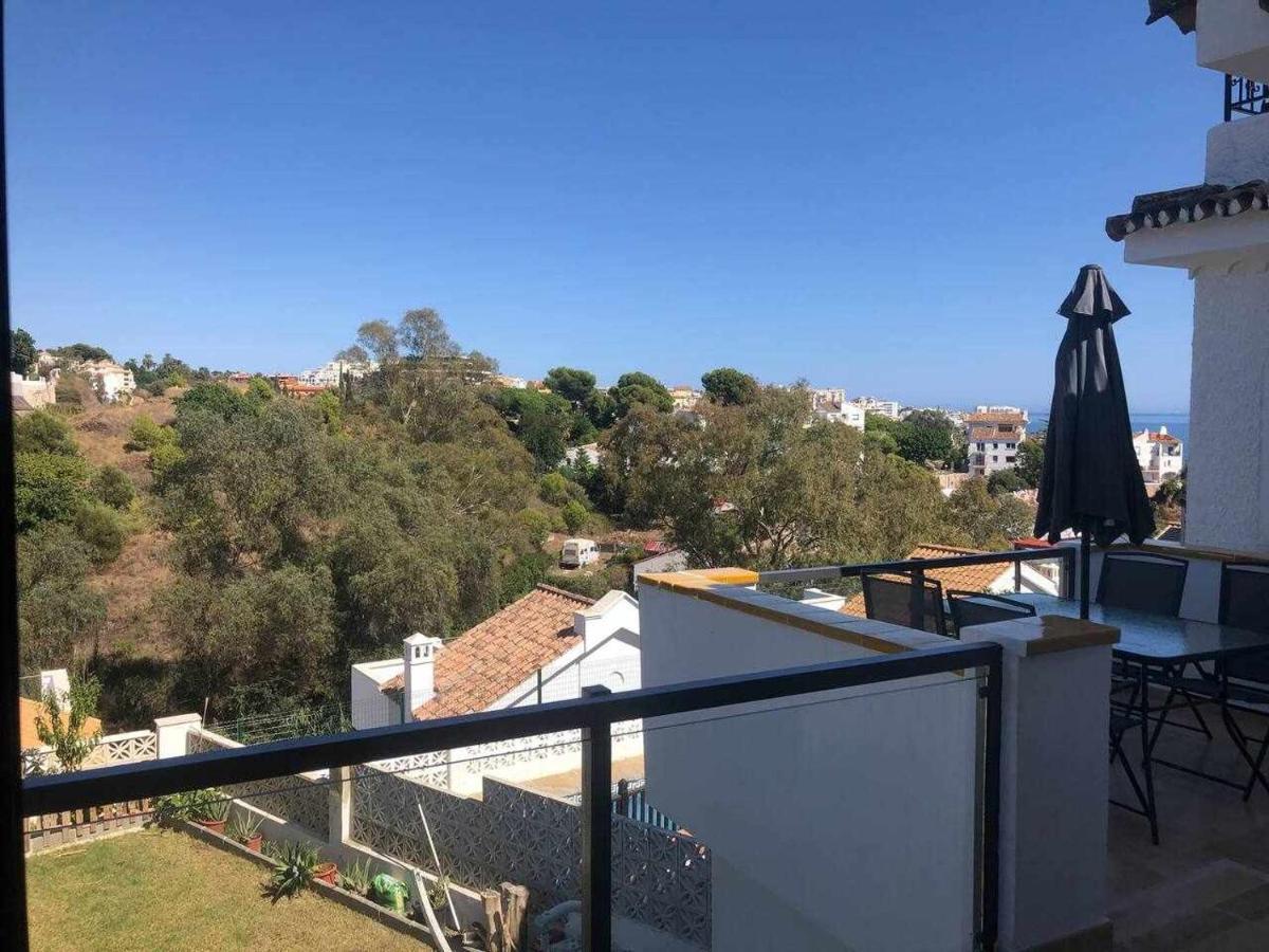 VillaEscondidaApartamento en chalet con vista abierta al mar Málaga Exterior foto